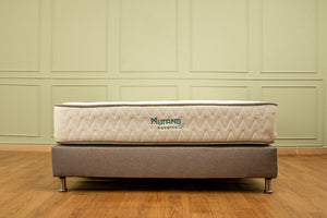 Base cama con colchón + almohada + protector