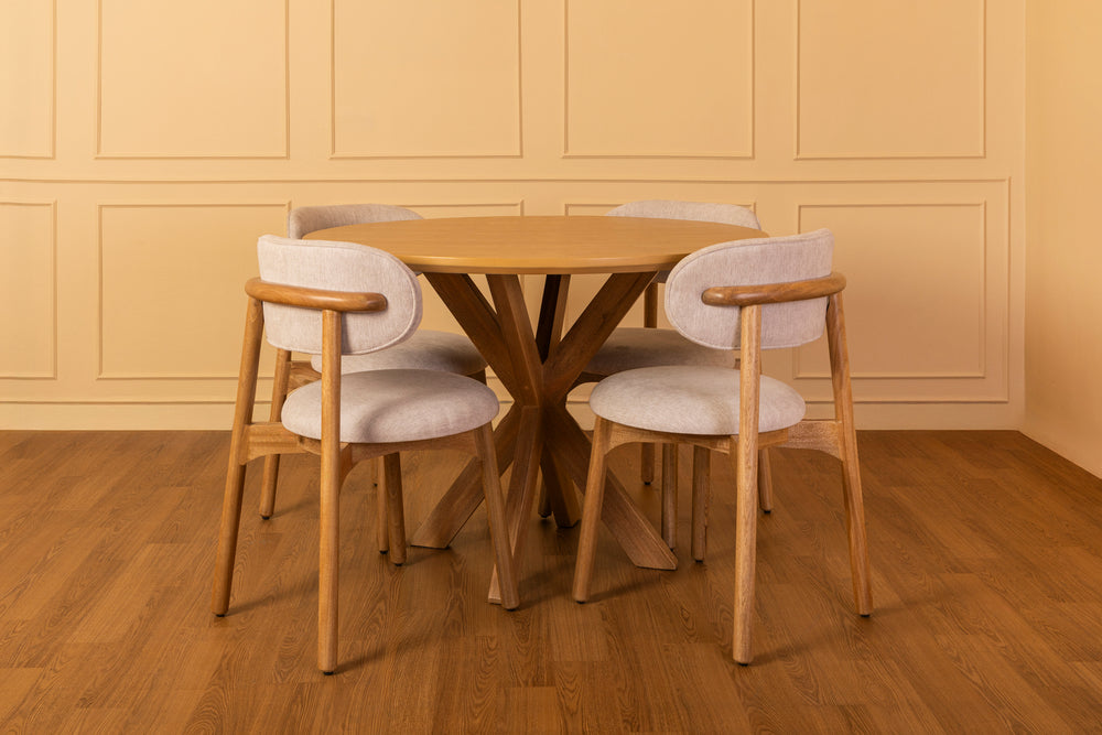 Mesa de comedor Creta con sillas Italia