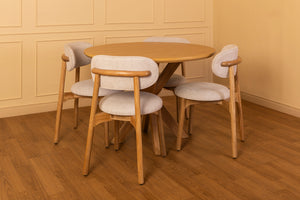 Mesa de comedor Creta con sillas Italia
