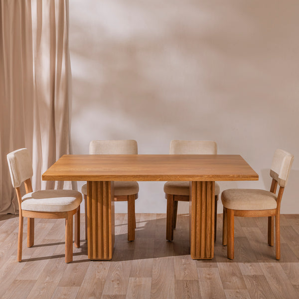 Comedor Maria con Sillas Wabi