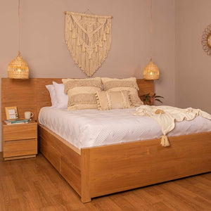 Cama Oslom con cajones + nocheros